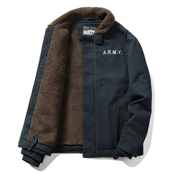 Men's Autumn & Winter Outdoor Casual Checked Hooded Jacket