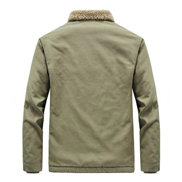 Men's Autumn & Winter Outdoor Casual Checked Hooded Jacket - Image 5