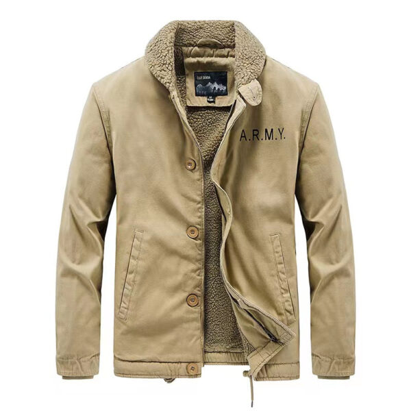 Men's Autumn & Winter Outdoor Casual Checked Hooded Jacket - Image 3
