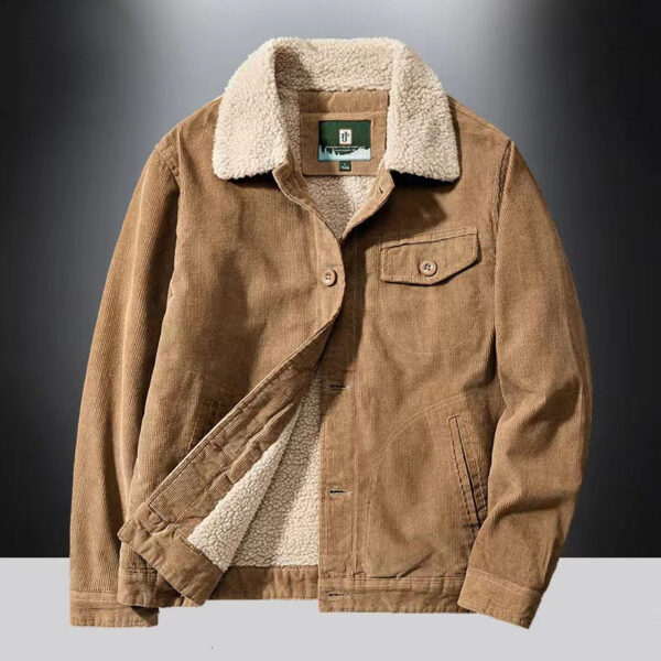 Men's Autumn & Winter Outdoor Casual Checked Hooded Jacket - Image 7
