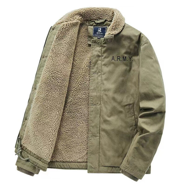 Men's Autumn & Winter Outdoor Casual Checked Hooded Jacket - Image 4