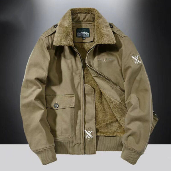 Men's Autumn & Winter Outdoor Casual Checked Hooded Jacket - Image 9