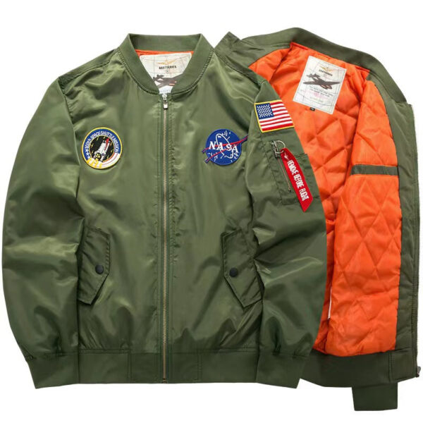 Men's Cotton Jacket Cargo Work Casual Jacket Outwear Coat - Image 3