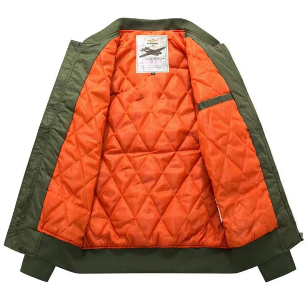 Men's Cotton Jacket Cargo Work Casual Jacket Outwear Coat - Image 2