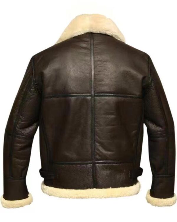 Men's Outdoor Vintage Thick Fleece PU Jacket - Image 2