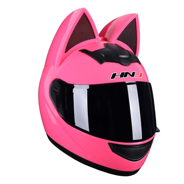 Women Cat Ears Motorcycle Helmet - Image 2