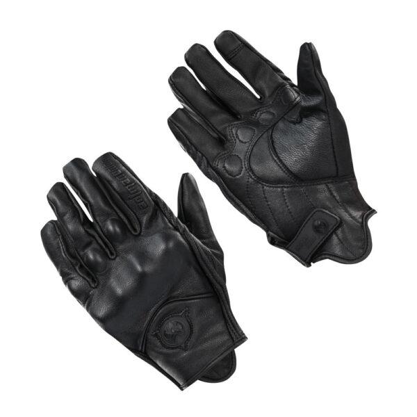 Short Cuff Motorcycle Leather Gloves - Image 2