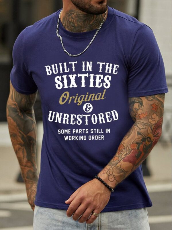 Built In The Sixties 60s Original Unrestored Printed T-Shirts & Tops - Image 3