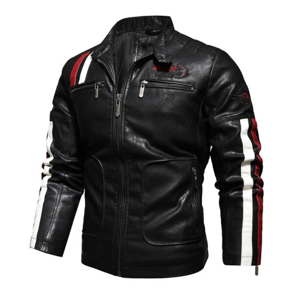 Espnman Leather Jacket Motorcycle Riding Jacket - Image 5