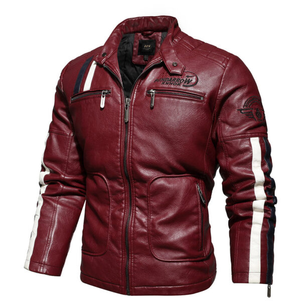 Espnman Leather Jacket Motorcycle Riding Jacket - Image 2