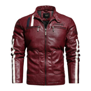 Espnman Leather Jacket Motorcycle Riding Jacket