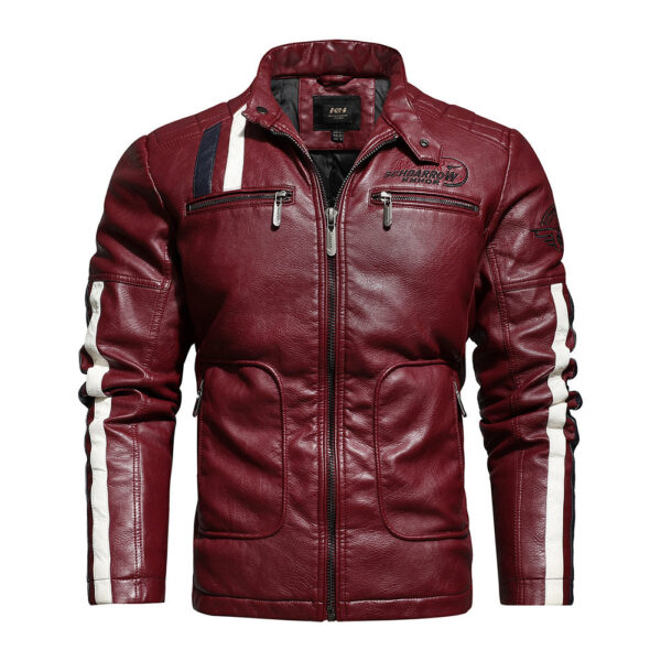 Espnman Leather Jacket Motorcycle Riding Jacket