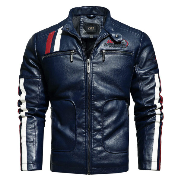 Espnman Leather Jacket Motorcycle Riding Jacket - Image 8