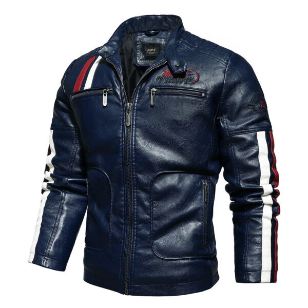 Espnman Leather Jacket Motorcycle Riding Jacket - Image 9