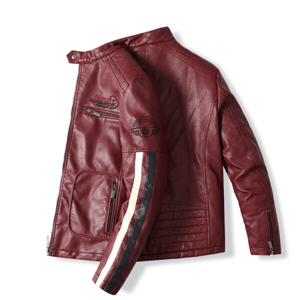 Espnman Leather Jacket Motorcycle Riding Jacket - Image 3