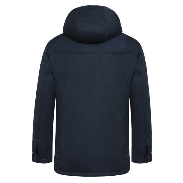Fleece Drawstring Outdoor Active Winter Parka - Image 3