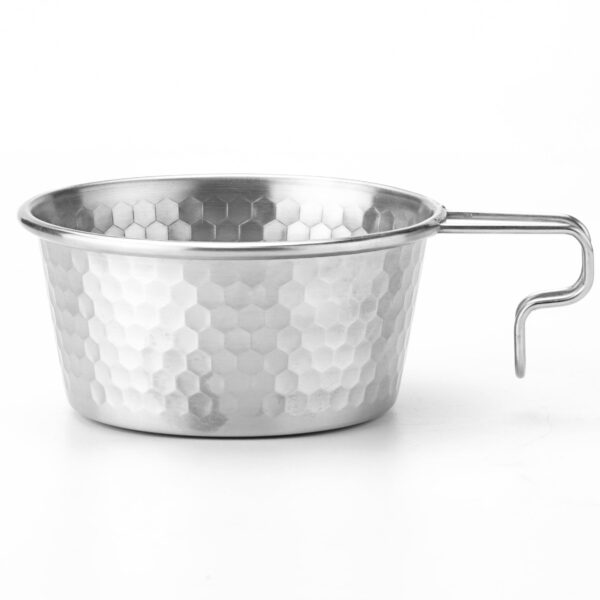 Folding Wire Handle Outdoor Camping Bowl - Image 7