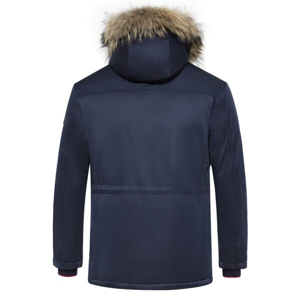 Functional Winter Hooded Parka With Built-in Thermometer(Regular&Plus Size) - Image 8