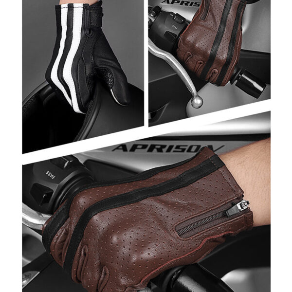 Motorcycle Leather Gloves For All Seasons - Image 2