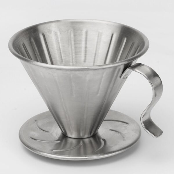 Stainless Steel Pour Dripper Patented Wave Design - Image 5