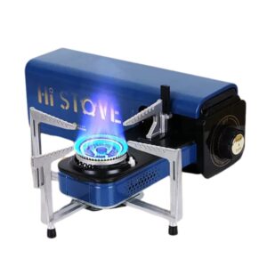 Frosted Blue Portable Butane Gas Stove