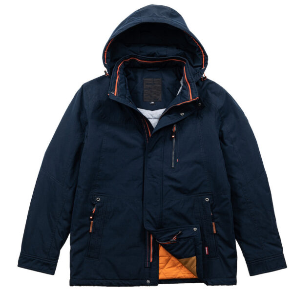 Detachable-Hooded Multi-Pockets Padded Jacket(Regular&Plus Size)