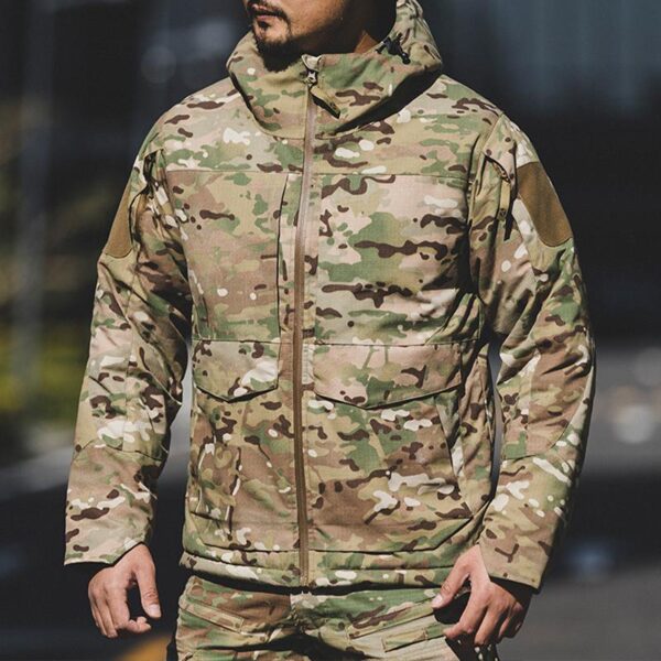 Tactical Jacket Winter Camouflage Coat - Image 5