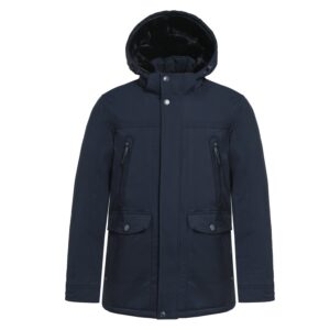 Fleece Detachable-hooded Weatherproof Extra Parka