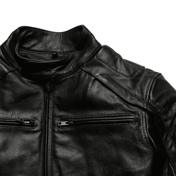 Espnman Genuine Leather Motorcycle Jacket - Image 2