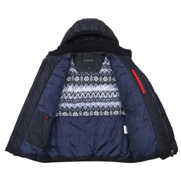 Ultra Hooded Logo Insulated Puffer Jacket(Regular&Plus Size) - Image 3