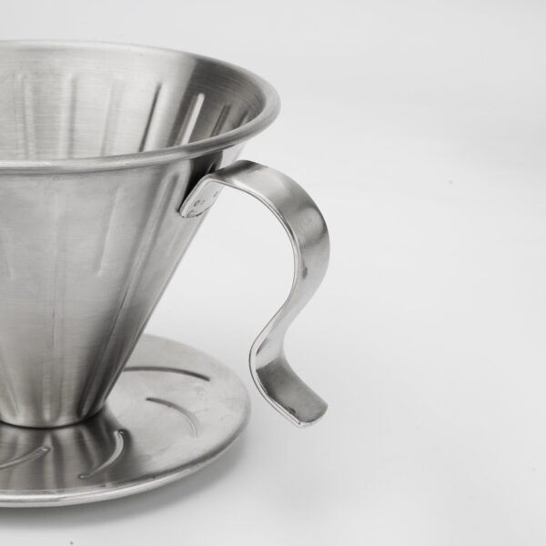 Stainless Steel Pour Dripper Patented Wave Design - Image 7
