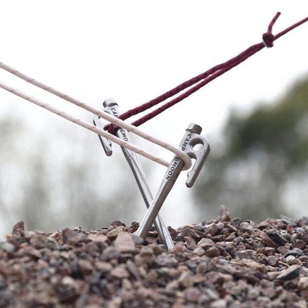 Heavy Duty Tent Stakes Pegs With Hook - Image 5