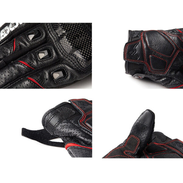 Motorcycle Racing Summer Leather Gloves - Image 8