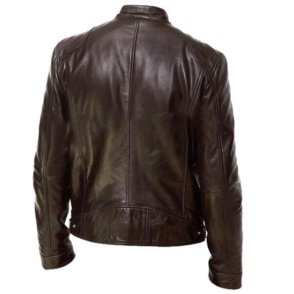 Moto Leather Jacket - Image 2