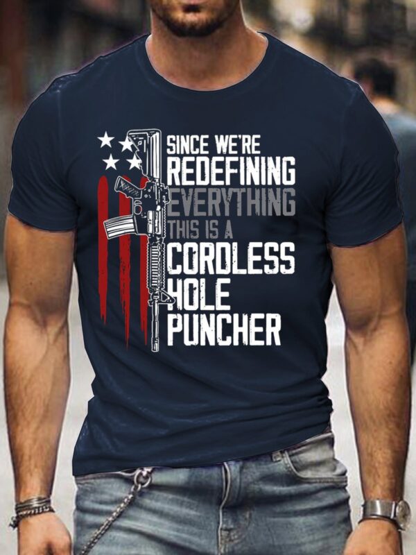 Since We Are Redefining Everything This Is A Cordless Hole Puncher Men's Shirts & Tops - Image 3