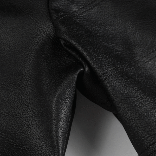 Espnman Men's Leather Motorcycle Jacket - Image 9