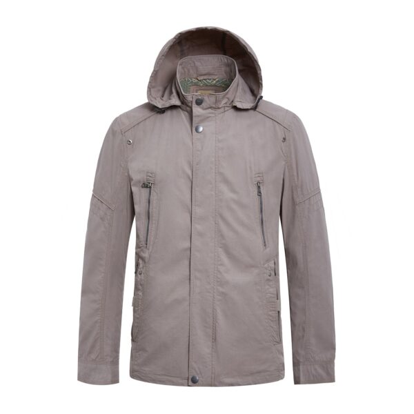 Lightweight Stand Collar Casual Jacket - Image 3
