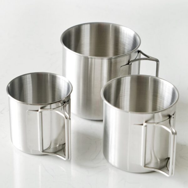 Camping Coffee Cup Set with Foldable Handle - Image 7