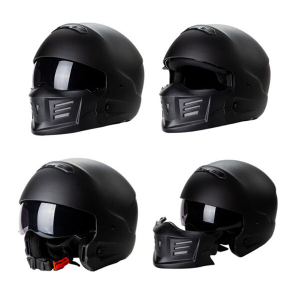 Combat Racing Helmet 3/4 Open Face Motorcycle Helmet - Image 6