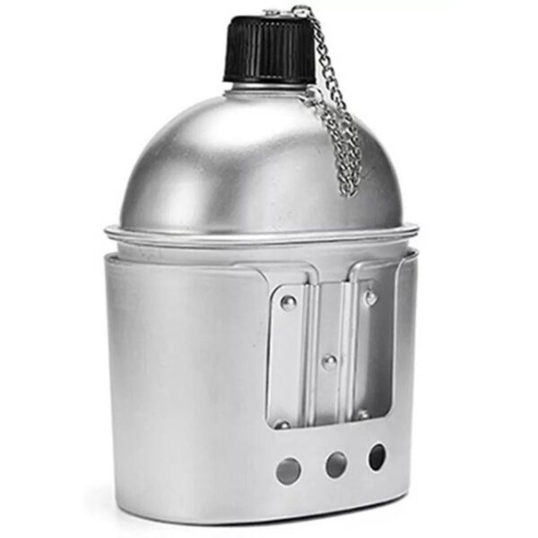 Camping Hiking Outdoor Military Kettle Pot Kit - Image 2