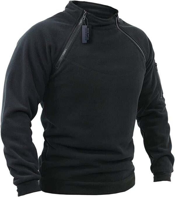 Men's Warm Fleece Pullover Underwear Hoodie - Image 3