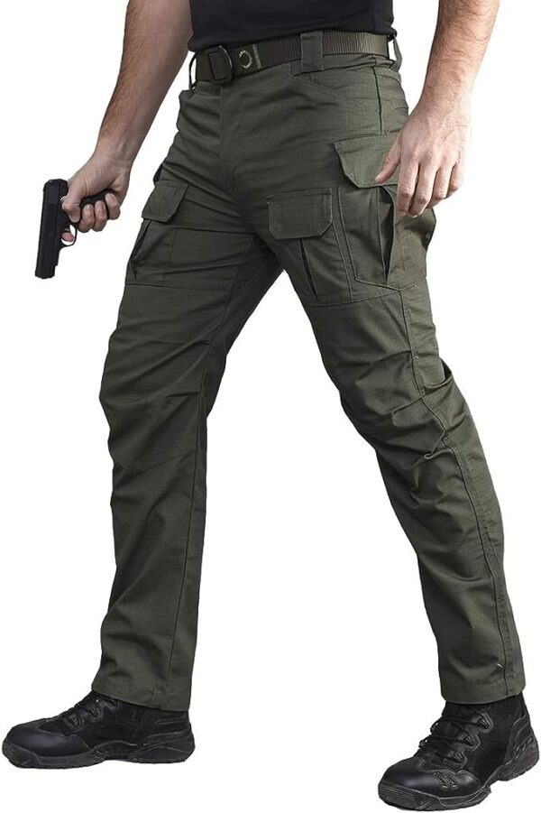 Gear Men's Tactical Cargo Pants Waterpoof Lightweight Rip Stop EDC Military Combat Trousers - Image 2