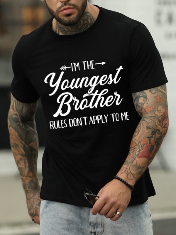 I'M The Youngest Brother Men's Shirts & Tops