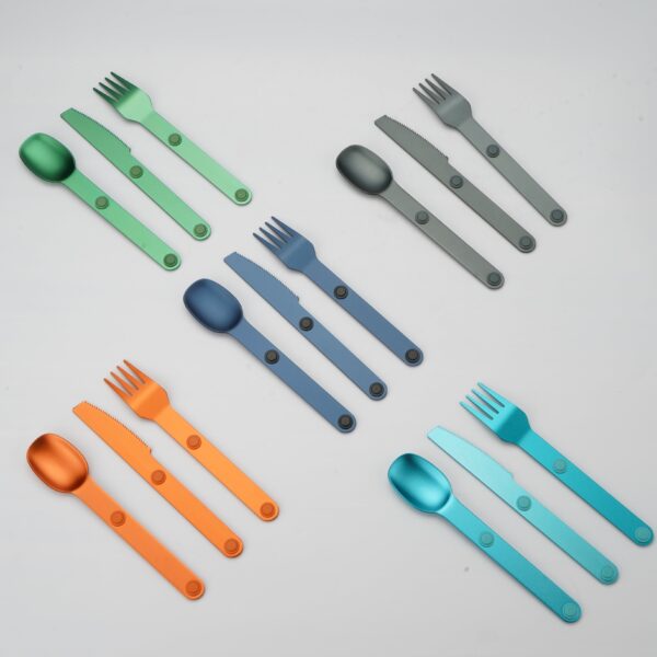 Magnetic Portable Camping Cutlery Set - Image 2