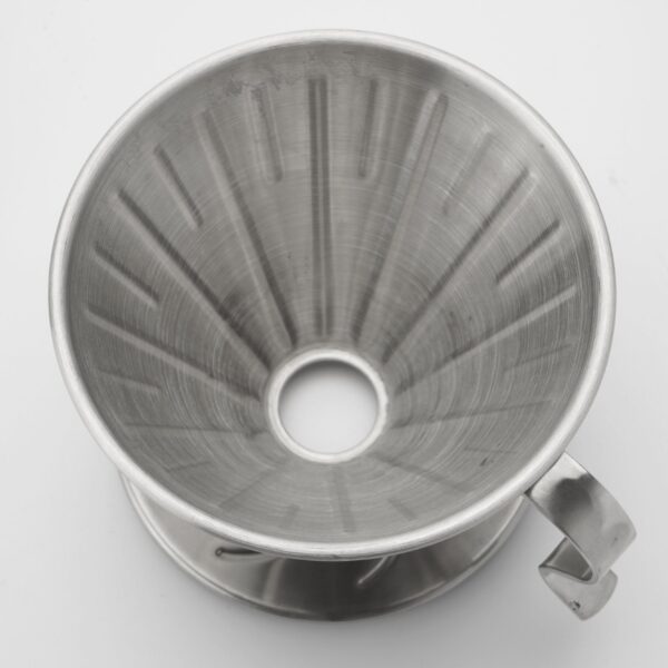 Stainless Steel Pour Dripper Patented Wave Design - Image 3