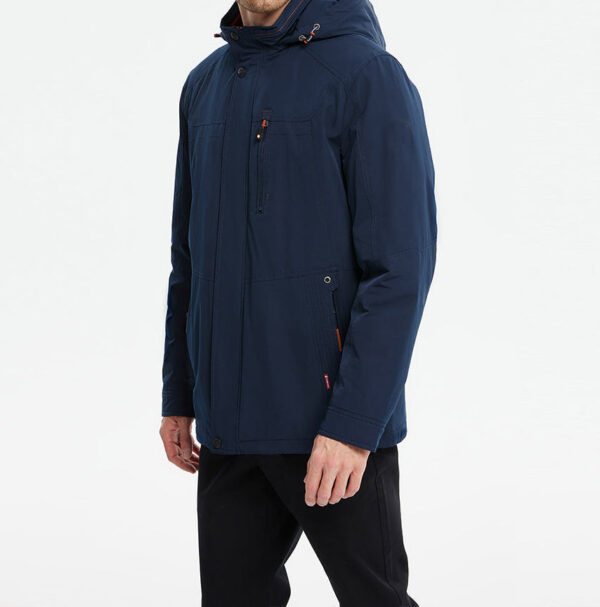 Detachable-Hooded Multi-Pockets Padded Jacket(Regular&Plus Size) - Image 4