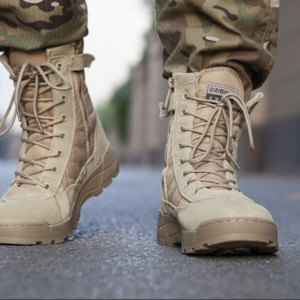 Archon Men's Outdoor Military Combat Boots Lightweight Waterproof Tactical Boots - Image 6