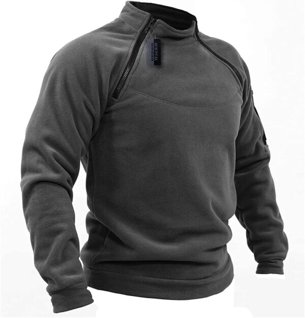 Men's Warm Fleece Pullover Underwear Hoodie - Image 6
