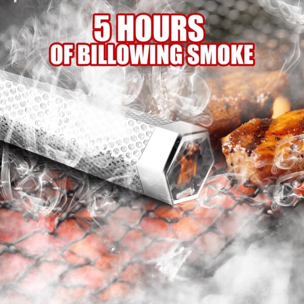 Hexagon Smoke Tube for Pellet Grill - Image 3