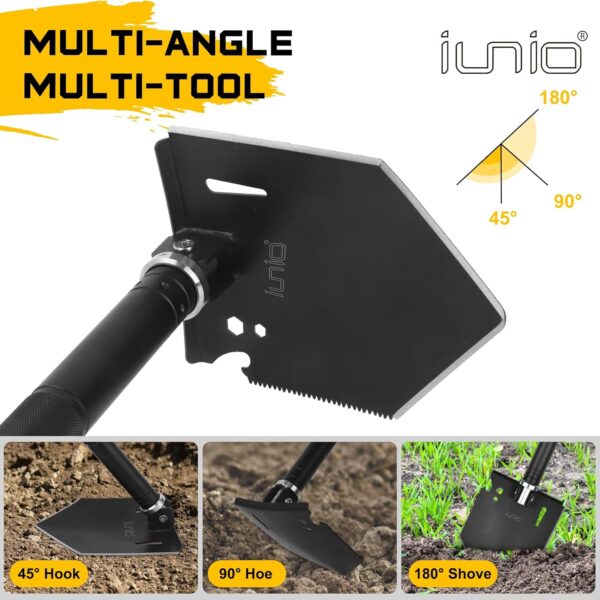 Survival Shovel Multitool with Axe - Image 6
